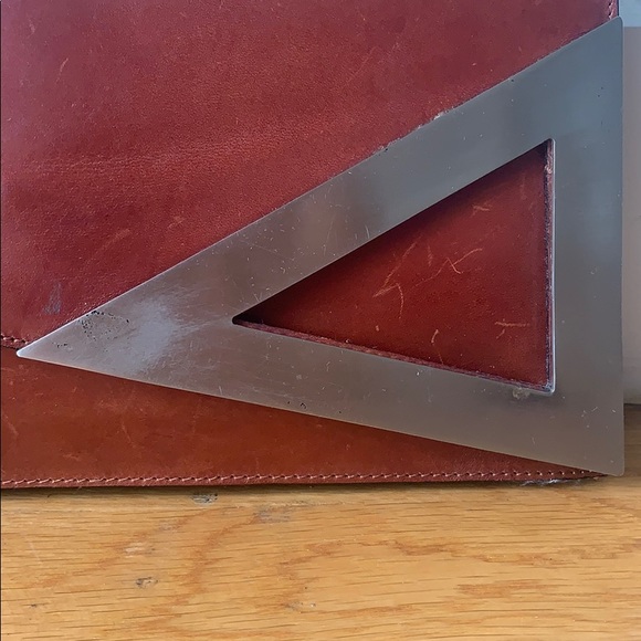 Vintage leather clutch Made in Italy - Picture 8 of 14